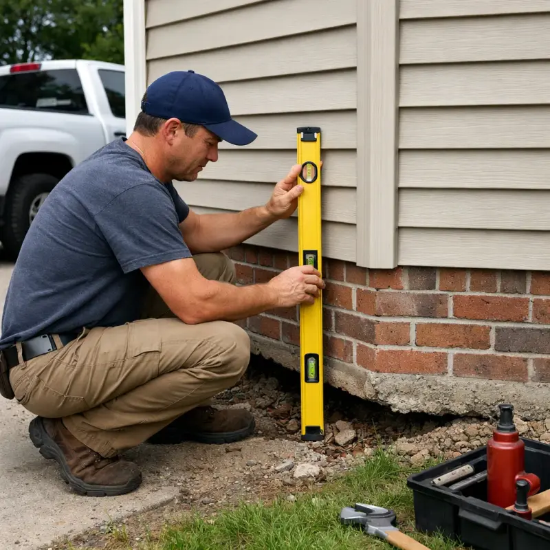 Foundation Settling Repair Hoover